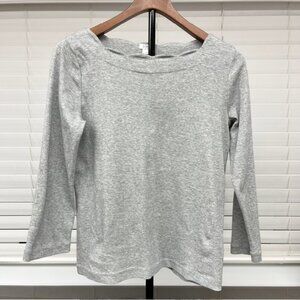 J.Crew Boatneck Scalloped Tshirt - Women's Size S